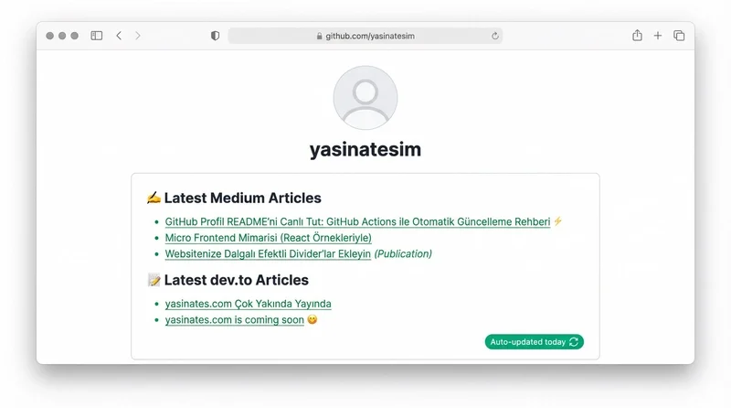 GitHub Profile README Demo