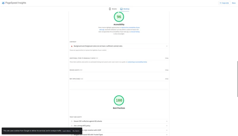 Passing audits and best practices